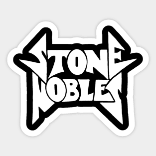 Stone Nobles white logo Sticker